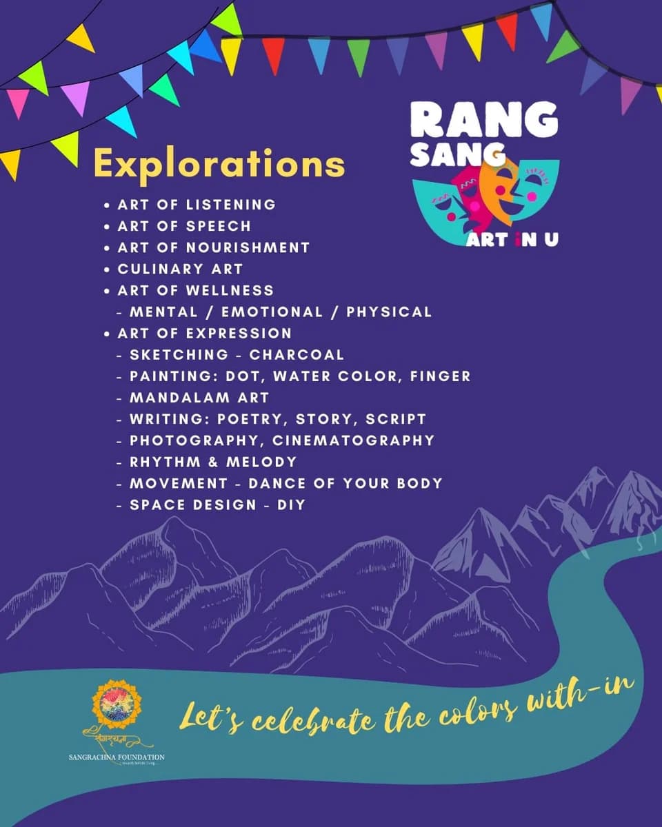 RANG SANG: Art Residency & Holi Celebration